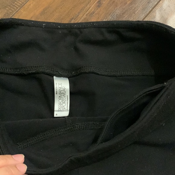 3 Pairs American Apparel Cropped Workout Leggings. Blackx2. Bluex1. Small. - Picture 14 of 15